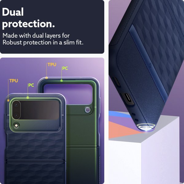 Samsung Galaxy Z Flip 4 Cover Parallax Midnight Blue