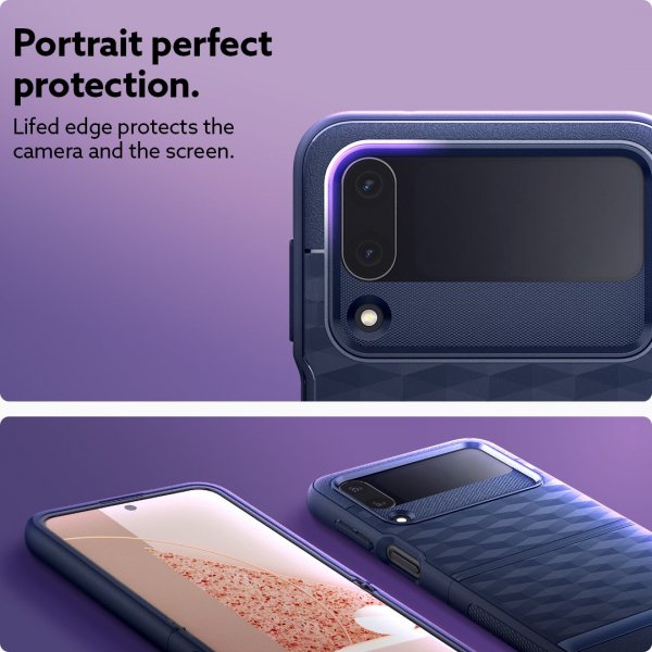Samsung Galaxy Z Flip 4 Cover Parallax Midnight Blue