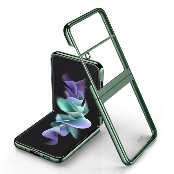 Samsung Galaxy Z Flip 4 Deksel Belagt Kant Grønn