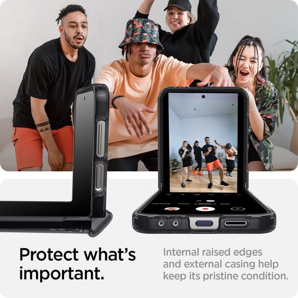 Samsung Galaxy Z Flip 6/Galaxy Z Flip 7 FE Cover Ultra Hybrid Pro Zero One Sort