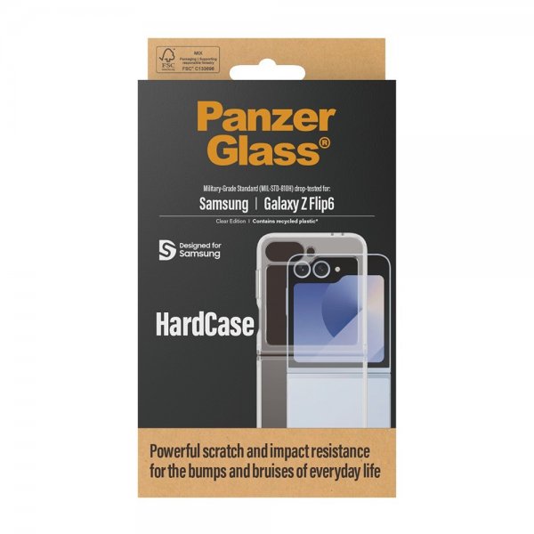 Samsung Galaxy Z Flip 6/Flip 7 FE Cover HardCase Transparent
