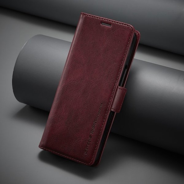 Samsung Galaxy Z Fold 5 Etui med Kortholder Flip Rød