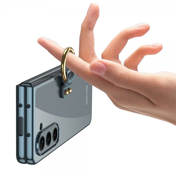 Samsung Galaxy Z Fold 5 Cover med Ringholder Grøn