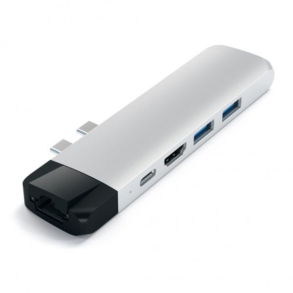 USB-C Pro Hub med 4K HDMI och Ethernet Sølv