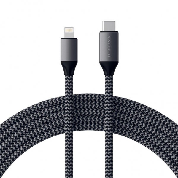USB-C till Lightning-Kabel 1.8 meter Grå