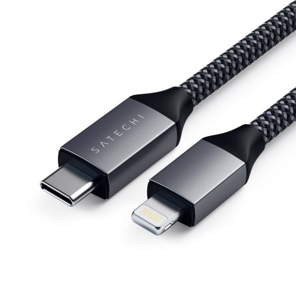USB-C till Lightning-Kabel 1.8 meter Grå