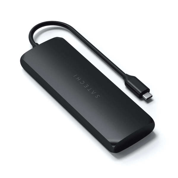 USB-C HYBRID med inbyggd möjlighet till SSD-lagring Sort