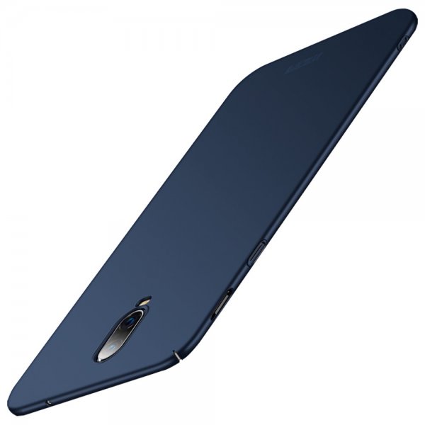 Shield till OnePlus 6T Cover Extra Tunt Hård Plastikik Mørkeblå