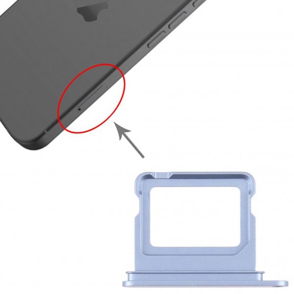 SIM-kortholder til iPhone 17 - Blå