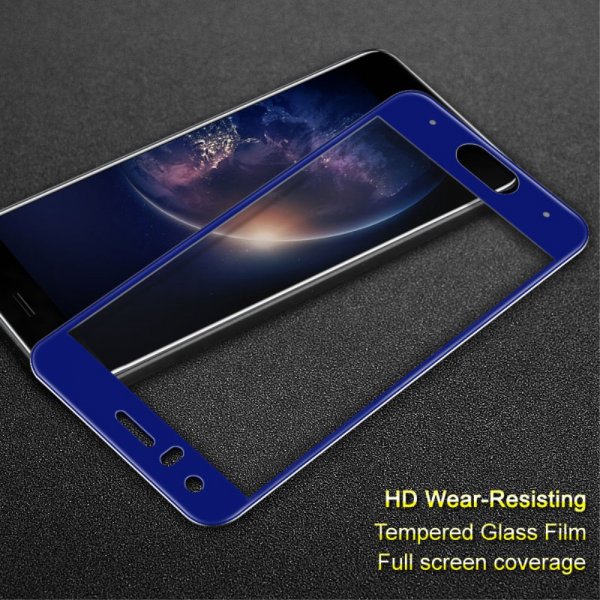 Skærmbeskytter i Hærdet Glas Full Size till Huawei Honor 9 Blå