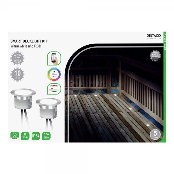 Smart Deck Lighting RGB 10-pak