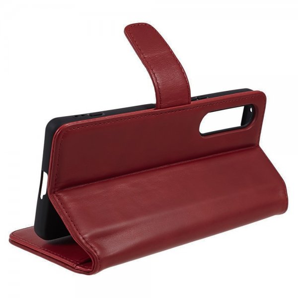 Sony Xperia 1 V Etui Essential Leather Poppy Red