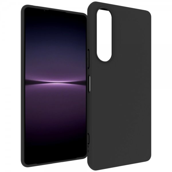 Sony Xperia 1 V Cover Feather Series Raven Black