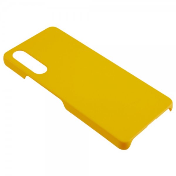 Sony Xperia 1 V Cover Mat Hård plastik Gul