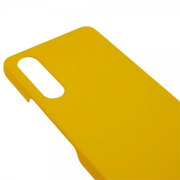 Sony Xperia 1 V Cover Mat Hård plastik Gul