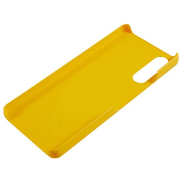 Sony Xperia 1 V Cover Mat Hård plastik Gul