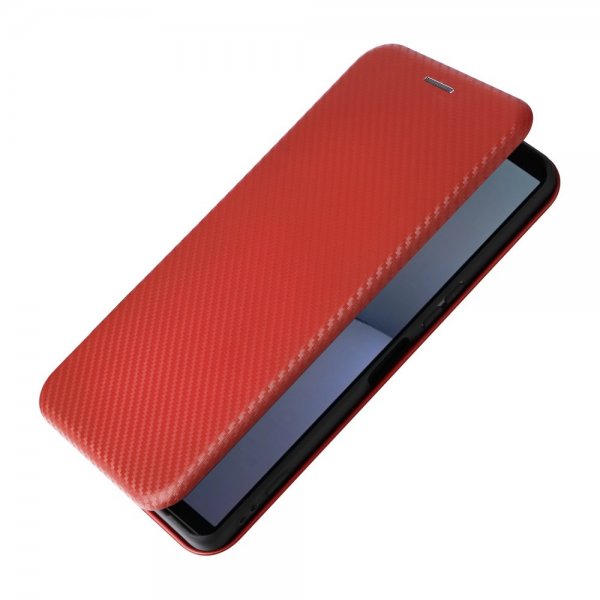 Sony Xperia 1 VI Etui Kulfibertekstur Brun