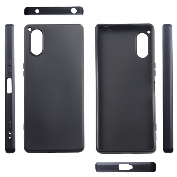 Sony Xperia 5 V Cover Feather Series Raven Black