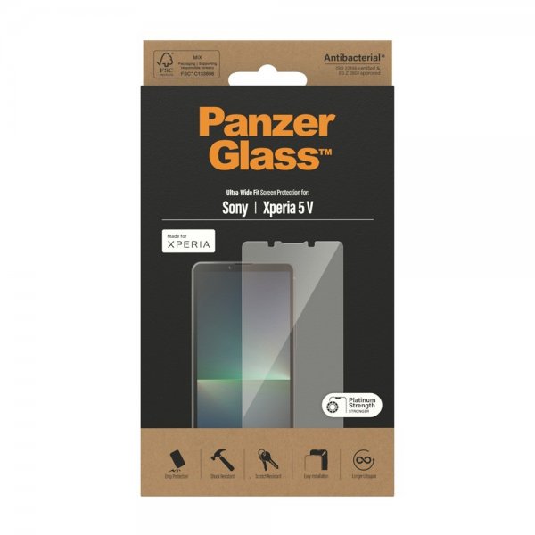 Sony Xperia 5 V Skærmbeskytter Ultra-Wide Fit