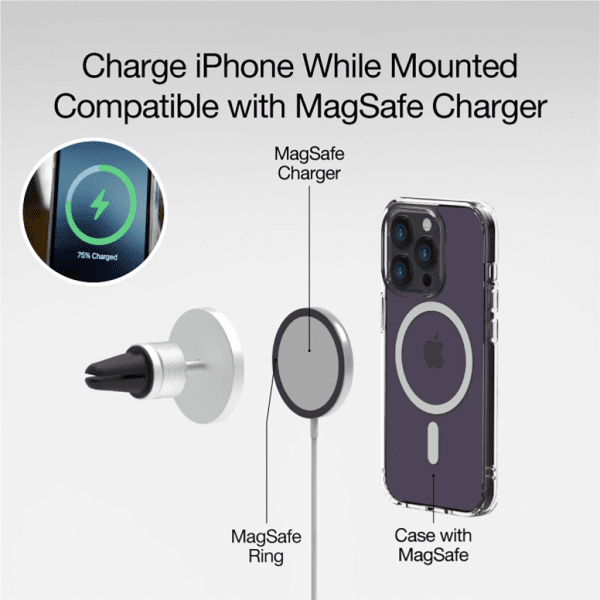 Bilholder AluDisk Go MagSafe