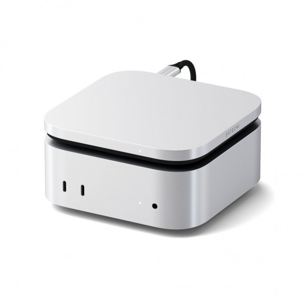 USB4 Slim NVMe SSD-kabinet Sølv