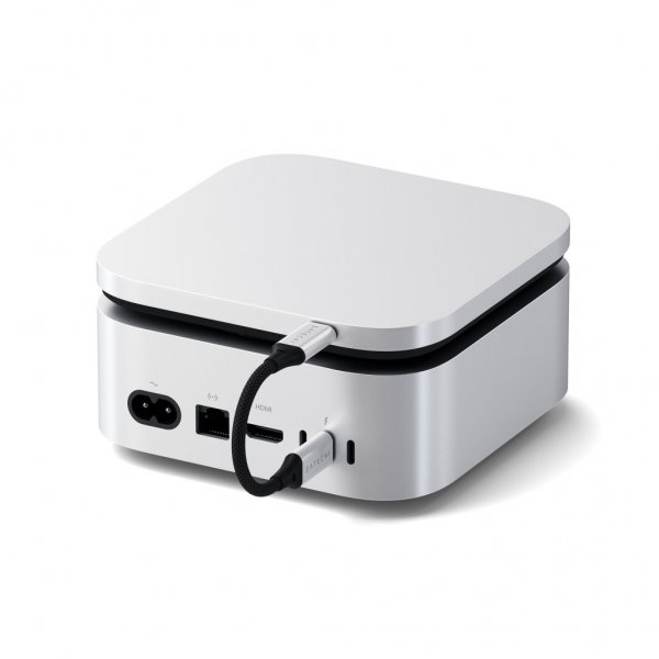 USB4 Slim NVMe SSD-kabinet Sølv