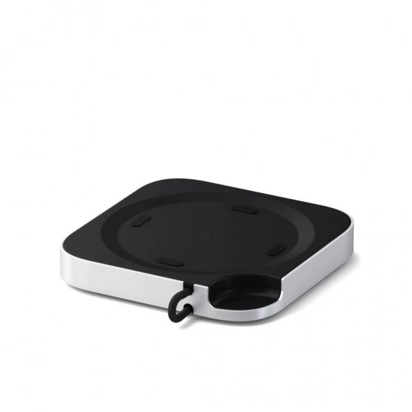 Mac Mini M4 Stativ & Hub med SSD-kapsling sølv