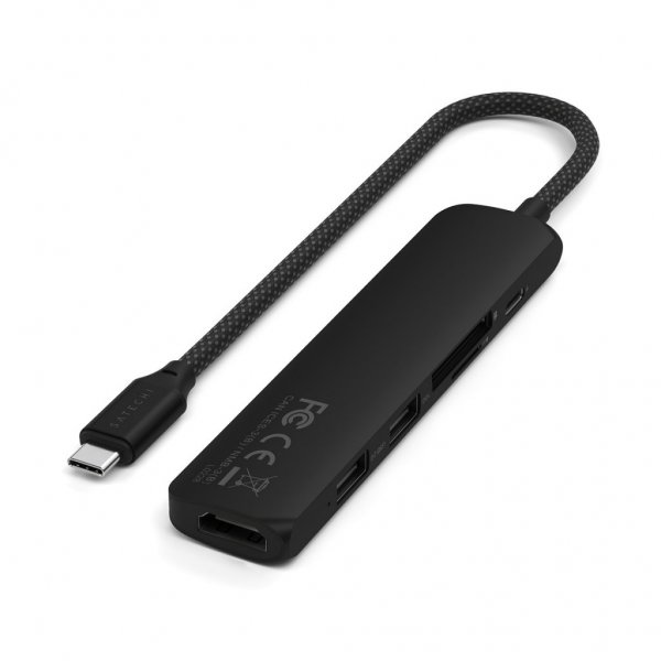 6-in-1 USB-C Slim Multiport Adapter Sort