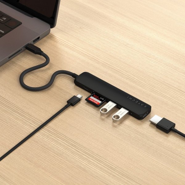 6-in-1 USB-C Slim Multiport Adapter Sort