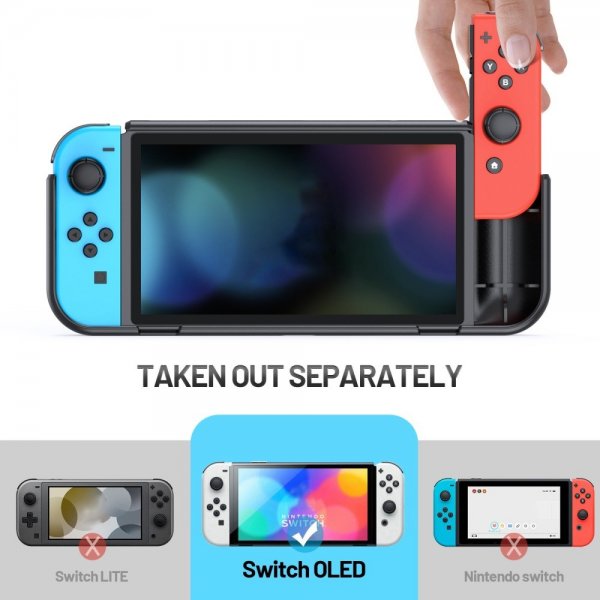 Stødsikker etui til Nintendo Switch OLED Sort
