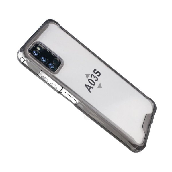 Samsung Galaxy A03s Cover Stødabsorberende Sort