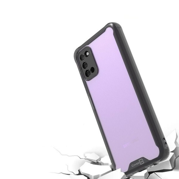 Samsung Galaxy A03s Cover Stødabsorberende Sort
