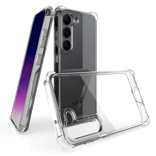 Samsung Galaxy S23 Cover Stødabsorberende Transparent
