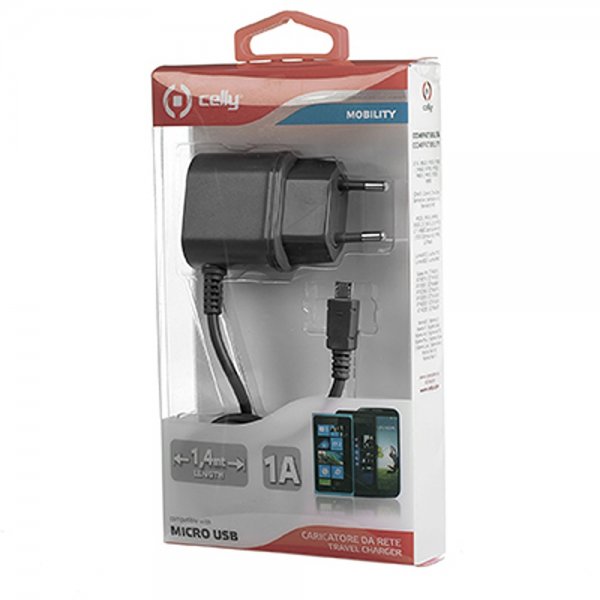 Oplader Micro-USB 5W Sort