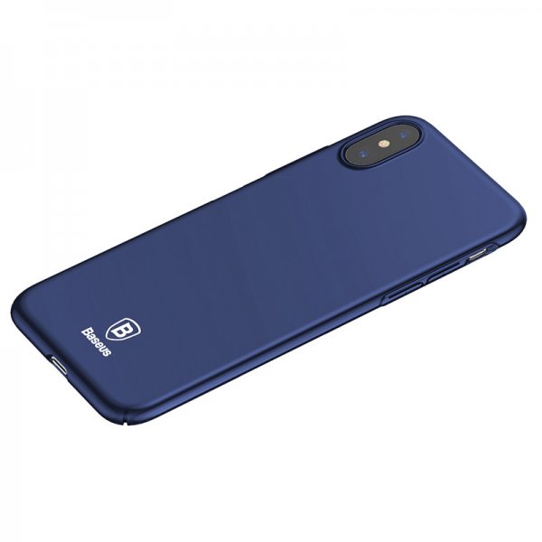 iPhone X/Xs Cover Thin Case Blå