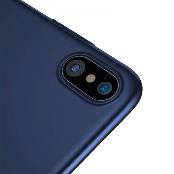 iPhone X/Xs Cover Thin Case Blå