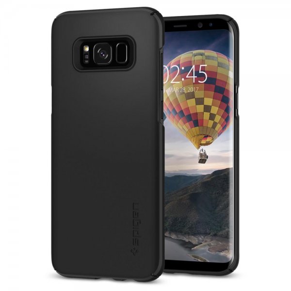 Thin Fit Cover till Samsung Galaxy S8 Sort