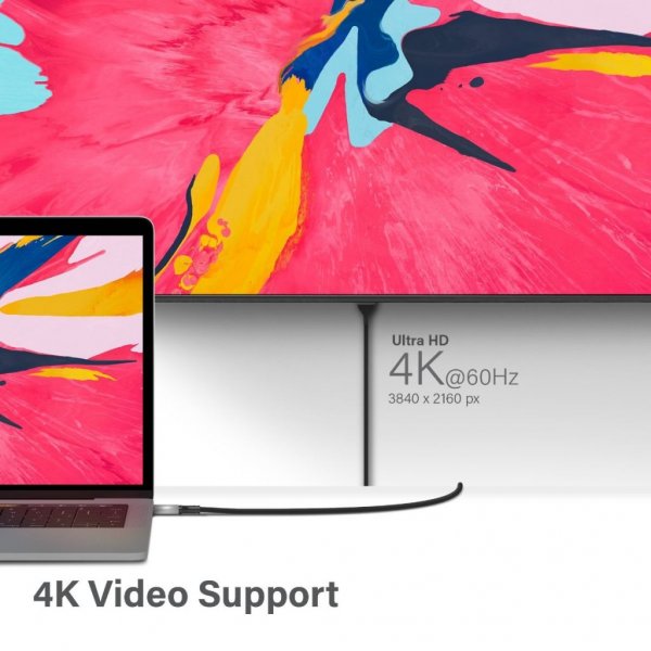 Ultra USB-C till HDMI Kabel 4K @60Hz 2 meter