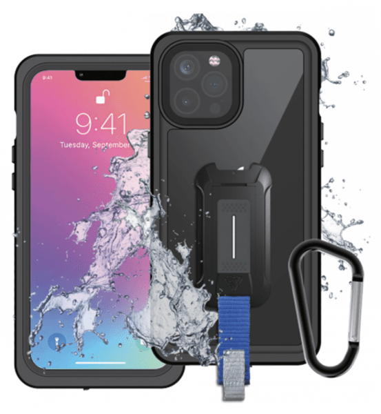 Waterproof case iPhone 13 Sort/Klar