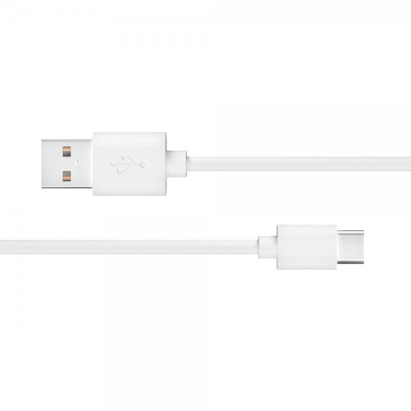 USB-A til USB-C Kabel Basic 60W 1.2m Hvid