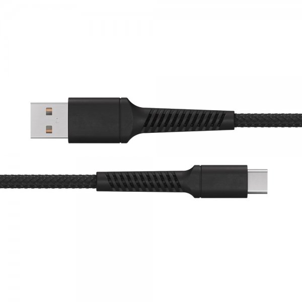 USB-A til USB-C Kabel Longlife 60W 0.5m Sort
