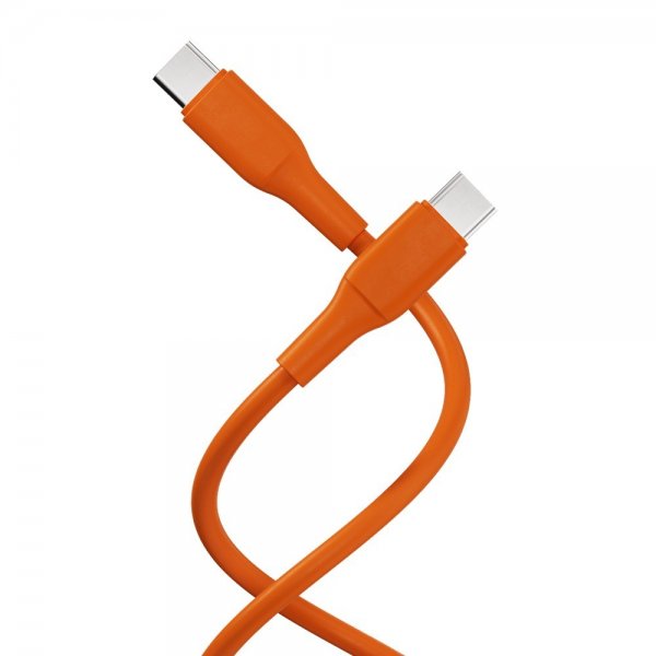 USB-C til USB-C Kabel Superflex 60W 1.5m Orange