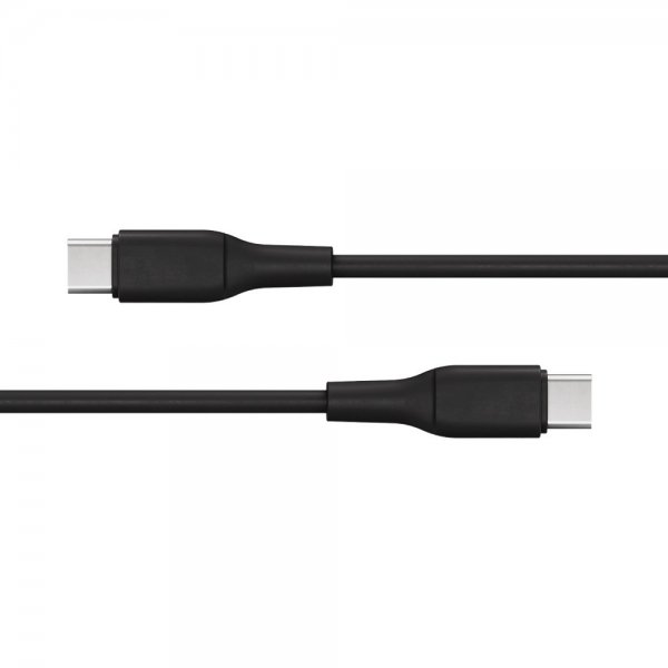 USB-C til USB-C Kabel Superflex 60W 1.5m Sort
