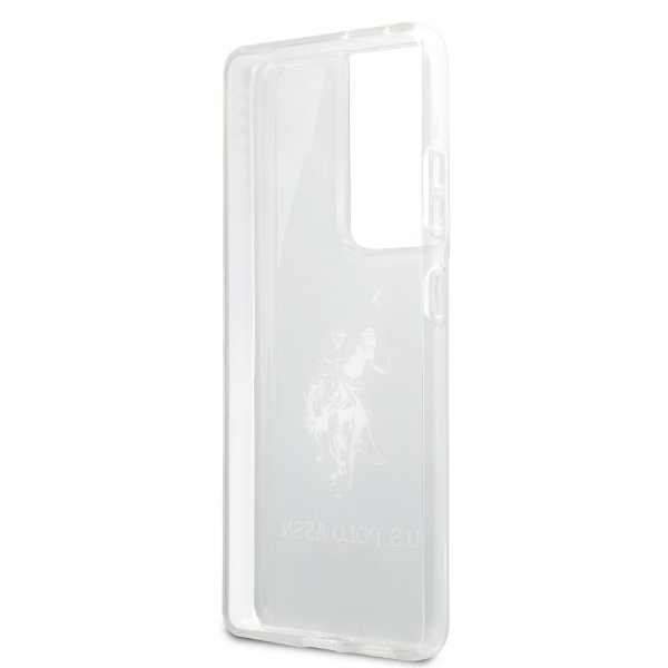 Samsung Galaxy S21 Ultra Cover med Logo Sort