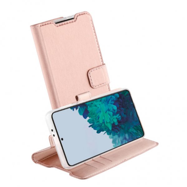 Samsung Galaxy S21 Plus Etui Classic Wallet Roseguld