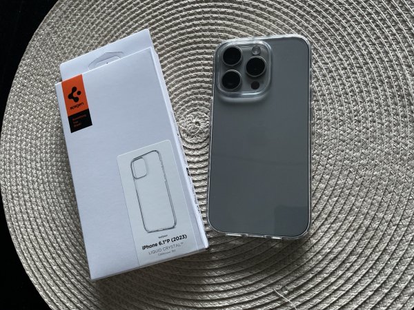 iPhone 15 Pro Cover Liquid Crystal Crystal Clear