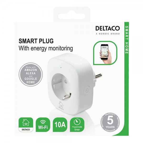 WiFi Smart Plug med energioverblik