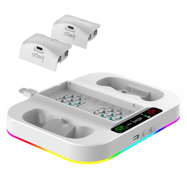 Xbox Series S Docking Station med RGB Blæser