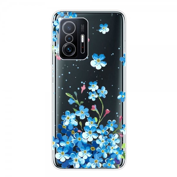 Xiaomi 11T/11T Pro Cover Motiv Blå Blomster