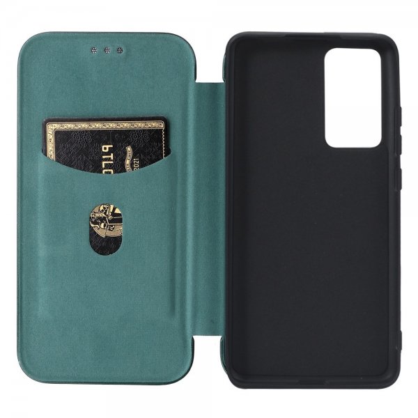 Xiaomi 12 Pro Etui Kulfibertekstur Grøn